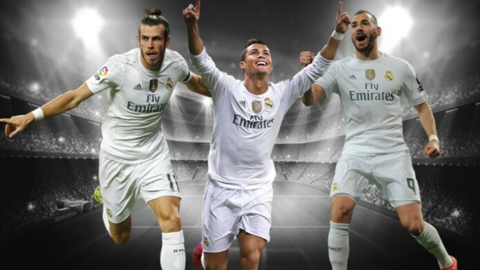 Gareth Bale Cristiano Ronaldo Karim Benzema