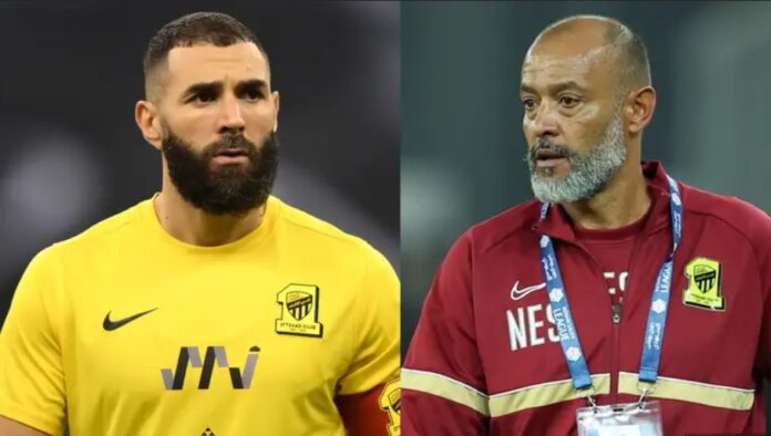 Karim Benzema og Nuno Espirito Santo