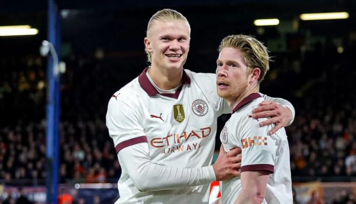 Erling Braut Haaland og Kevin De Bruyne