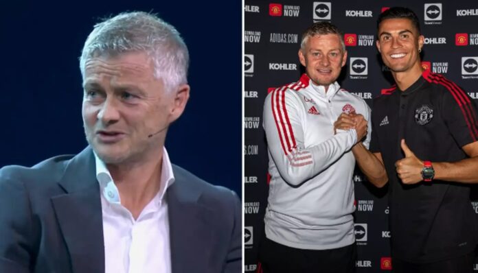 Ole Gunnar Solskjær og Cristiano Ronaldo