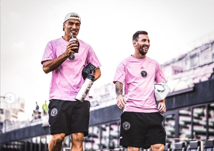 Luis Suárez og Lionel Messi 1