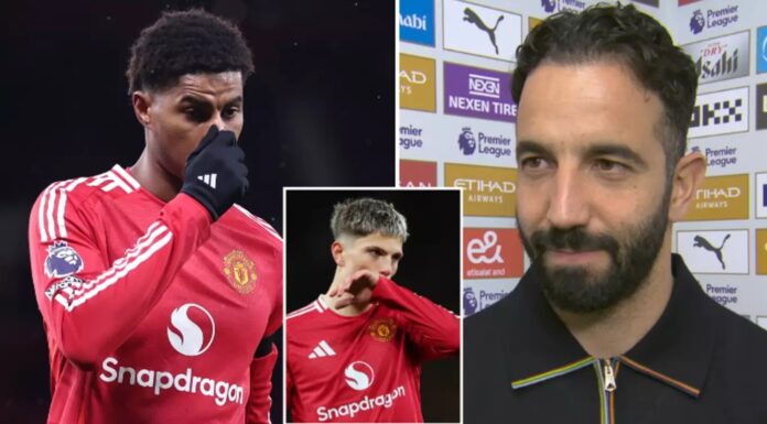 Ruben Amorim har plassert Marcus Rashford i fryseren