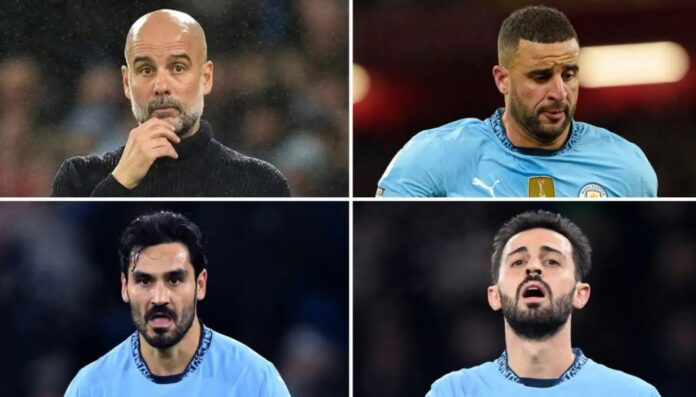 Manchester City pep og spillere
