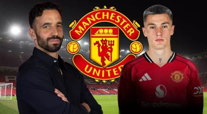 Ruben Amorim og Benjamin Sesko