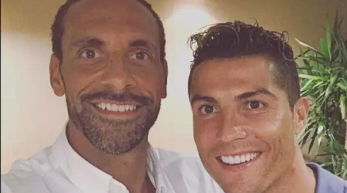 Rio Ferdinand og Cristiano Ronaldo